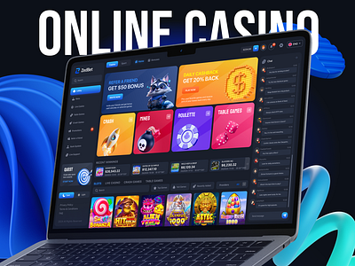 ZedBet: Online Casino Website betting casino gambling game game design graphic design igaming online casino ui ui design uiux website website design