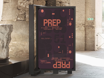 Area 51 raid - Animated Typographic Poster animated poster animation colorful poster cool design graphic design motion graphics orange peach playful poster poster design purple shapes typographic design typography