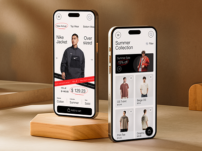 The Fashion Grid: UI Design for Men's Apparel apparel app clothing app clothing app ui design design agency indian design agency jackets app mens clothing app mobile app modern clothing app ui ui ux ux