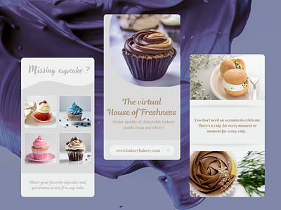 Bakery Instagram Story animation bakery bakerystory branding canva canvabakerystory canvatemplate instagram instagramreel instagramtemplate ui