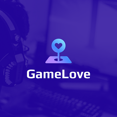 GameLove console controller esports game gaming heart joystick live logo design logo inspiration love simple logo stream twitch youtube
