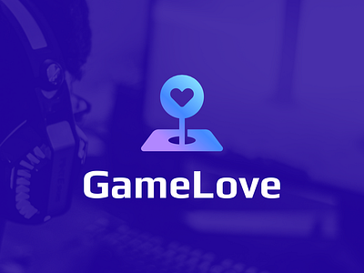 GameLove console controller esports game gaming heart joystick live logo design logo inspiration love simple logo stream twitch youtube