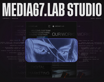 Media67.Lab Studio figma graphic design responsive design ui ux ui webflow website