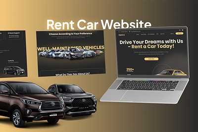 Rent Car Landing Page car honda hyundai landing page orange rent rent car toyota yellow