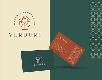 Verdure Organic Branding branding graphic design logo