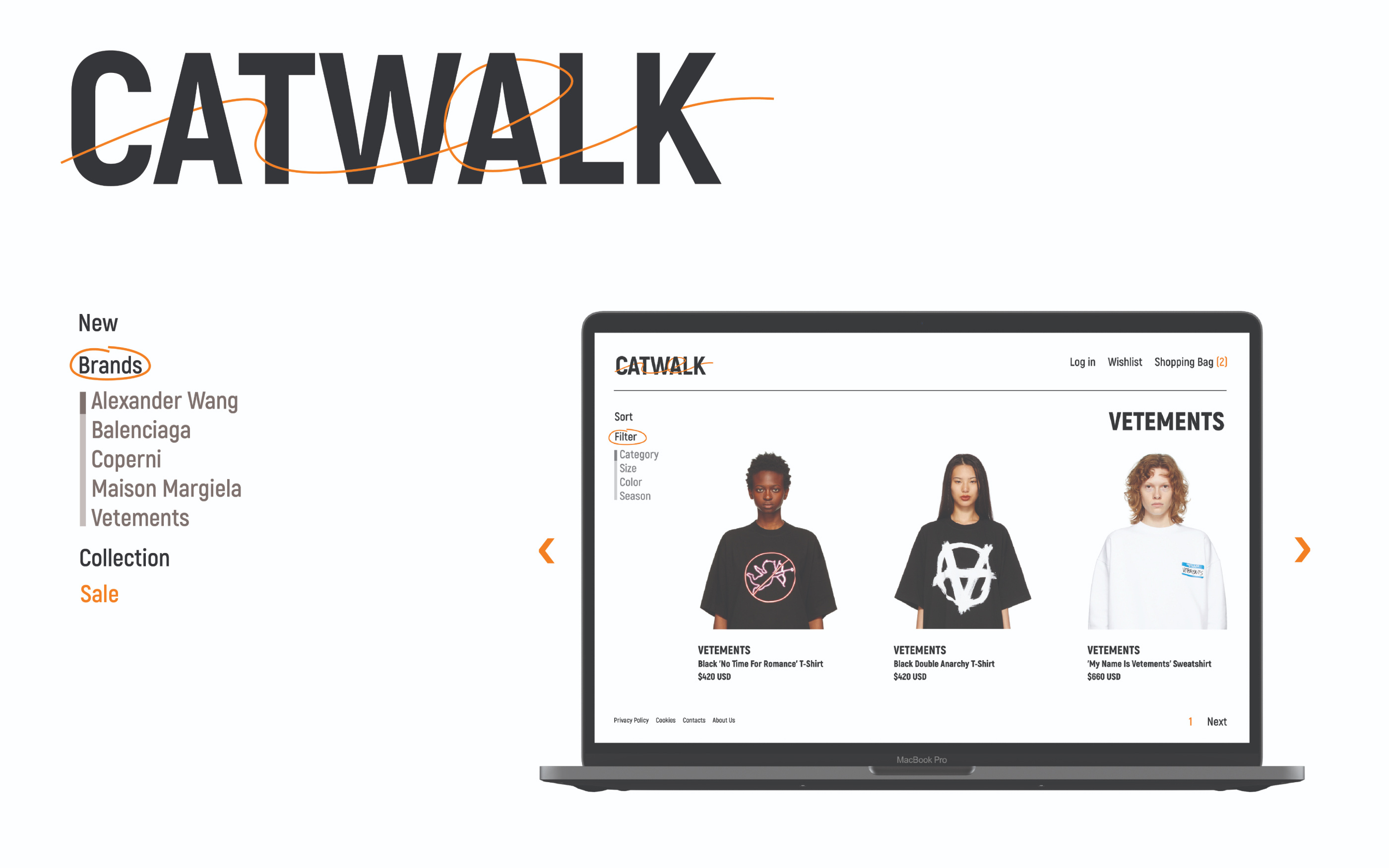 Fashion E-commerce Website branding e commerce landing page uiux web design website