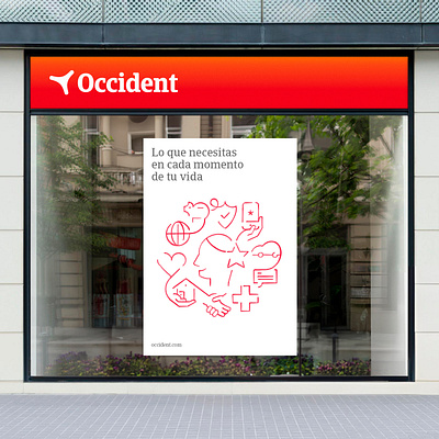 Occident Office branding design graphic design icon illustration marcoriolserra minimal ui vector vectorillustration