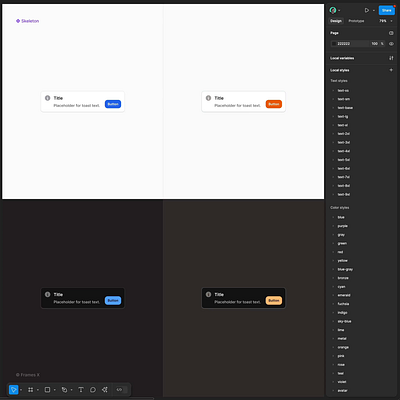 Flexible Toast UI Component in Figma #uidesign #figmauikit branding design design system figma interface ui ui kit ux