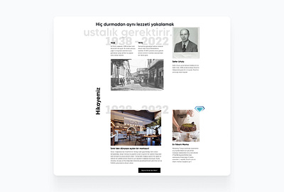 Ozsut - History Section clean design ui ui ux ui ux design ux web design web site design