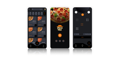 Fast Food Restaurant App Interface application branding fast food fastfood graphic design interface ordering reservation restaurant ui