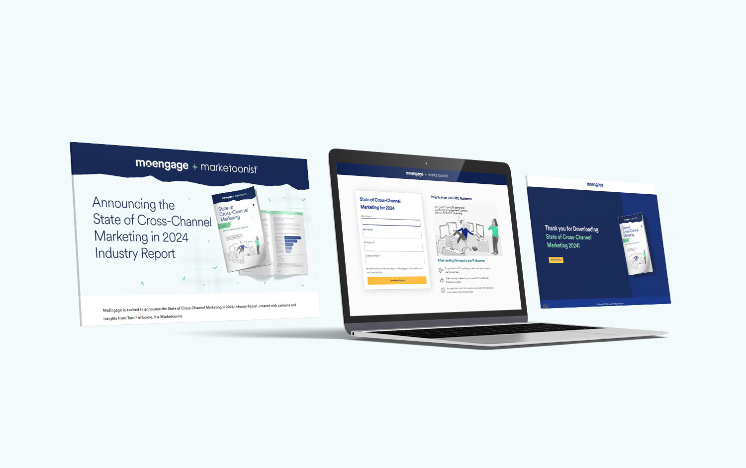 Case Study: State of Cross-Channel Marketing 2024 email banner email marketing graphic design landing page marketing social media ads webinar