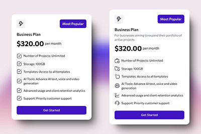 Pricing Cards Explorations design ui ui design uidesign uiux uiux design uiuxdesign user experience user interface ux ux design uxdesign