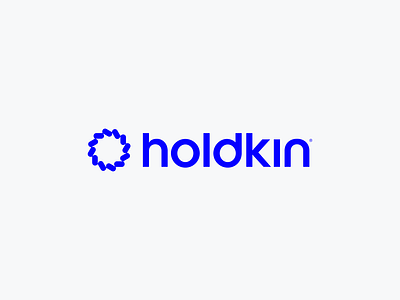 Logo for holdkin circular logo clean geometric logomark logotype minimalist pattern logo rounded logo simple