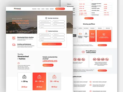 Landing page - Minipak branding figma graphic design landing page logo motion graphics seo ui ux web design wordpress