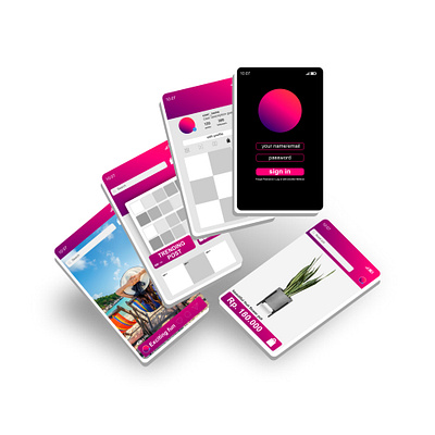 Mobile App branding design