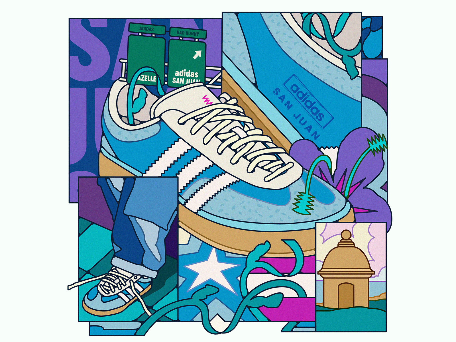 Adidas San Juan by Daniel Villanueva on Dribbble Adidas San Juan by Daniel Villanueva on Dribbble