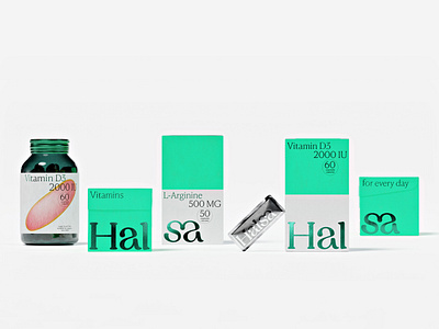 Halsa: Typography in Packaging art branding color dieline graphic design illustrations logo motion design motion graphics packaging paintings pentawards typeface visual identity