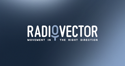 Radio Vector branding design graphic design logo podcast radio