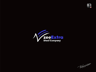 zeeExtra Steel Company logo logo creation steel tunecxino