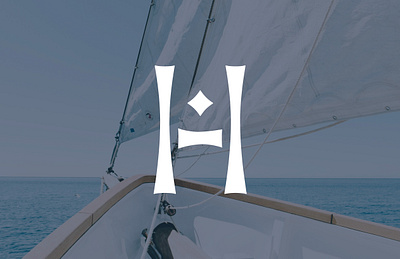 H + Sailing Logo branding design graphic design logo typography