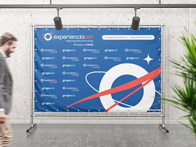 Logo + identity + graphics for NASA Experience Program banners brand brand kit branding design graphic design logo logotype