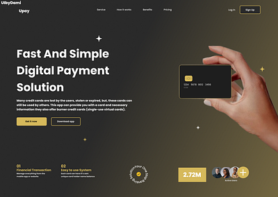 Digital Website Landing Page app branding design illustration logo ui ux