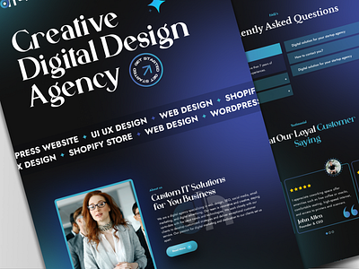 Agency Website Design agency website design design digital agency graphic design marketing agency ui ui ux uiux designer user interface design ux web design website design