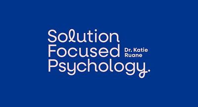 Solution Focused Psychology Logo approachable brand branding calm creative doctor flow friendly healthcare identity journey logo loop personable personal brand professional psychology trusting warm wellbeing