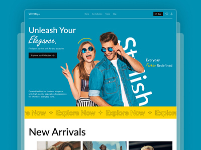 Fashion E-commerce Website Design design ui