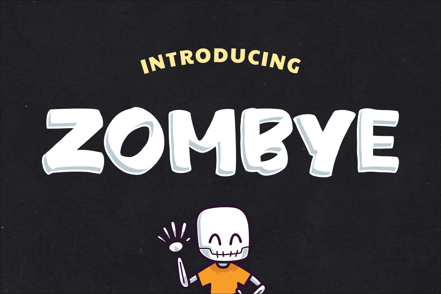 Zombye - Display Font bold font brush font display font font free download halloween thick font typeface