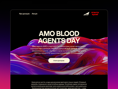 Design for corporate blood donation design graphic design ui