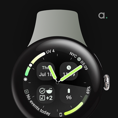 Analog M4 Watch Face amoled watch faces amoledwatchfaces analog design google play store watch face watchfaces wear os wearable