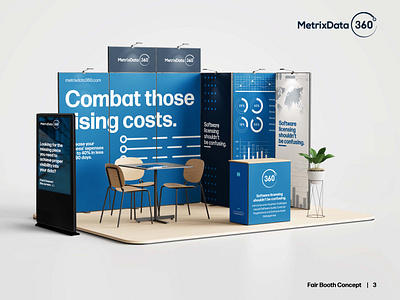 MetrixData 260 - Event branding design event stand graphic design pos tradeshow