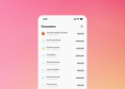 Transaction Mobile UI finance fintech tech transaction ui ui design ux ux design