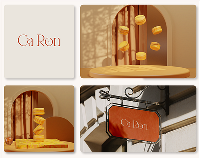 Ca ron | Logo, 3D rendering 3d logo motion graphics