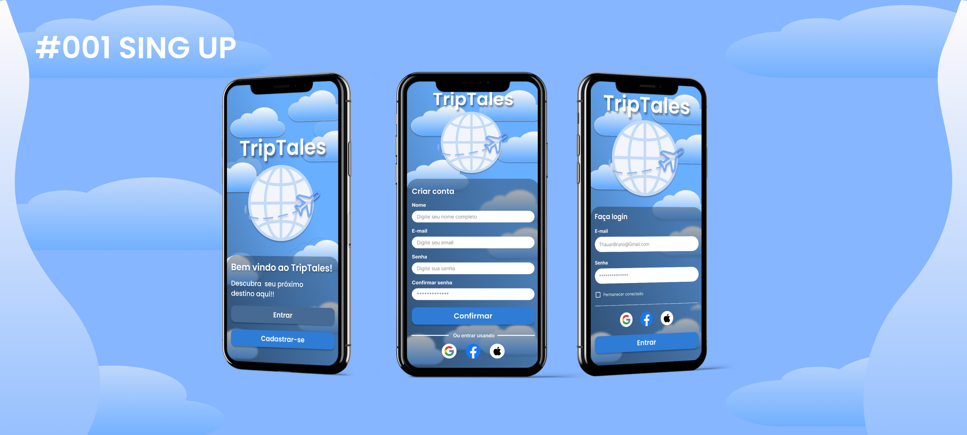 Daily UI #001 - Sing Up 100daysofui appdesign cleandesign daily ui 001 dailycreative dailyprogress dailyuichallenge designcommunity designinspiration designtrends interactiondesign mobiledesign signupscreen sing up ui uichallenge uipractice ux uxuidaily
