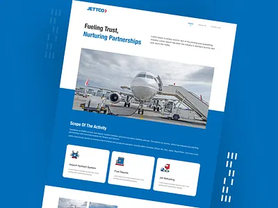 Innovative Landing Page Design for Jettco.me adobexd conceptdesign creative creativedesign design designing figma jettco landingpagedesign moderndesign prototype sketch ui uidesign uiux uiuxdesign uxdesign webdesign website