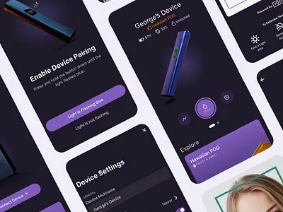 Designing a Secure and Intuitive Vaping Device App design iot mobile ui ux vape