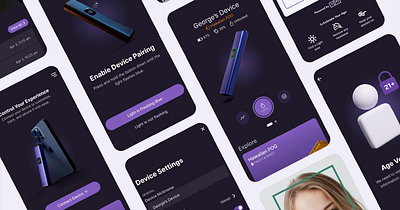 Designing a Secure and Intuitive Vaping Device App design iot mobile ui ux vape