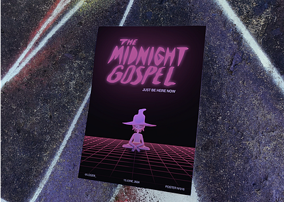 Midnight Gospel | Poster 016 design gospel graphic design illustration meditation midnight midnight gospel neon poster