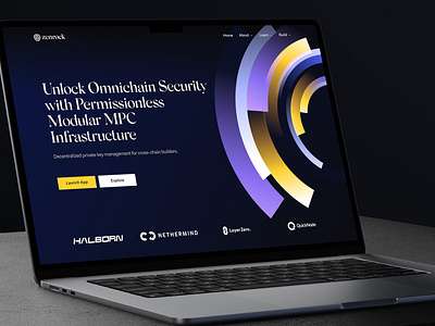 Zenrock Website Design branding clean crypto design desktop figma framer landing page logo modern product design ui ui design ux ux design web 3 web design website website design zenrock