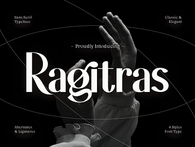 Ragitras - Elegant Display Sans | Free Font branding design display font elegant font free free font graphic design illustration logo luxury modern type typeface typography