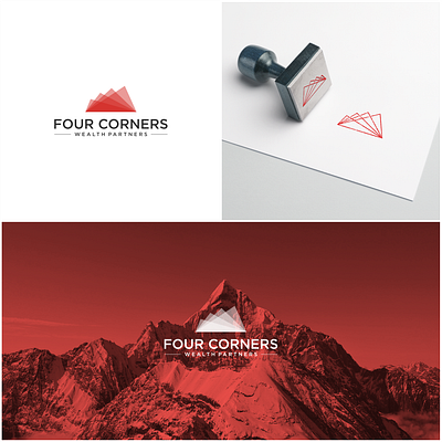 Four Corners Wealth Partners Logo identity