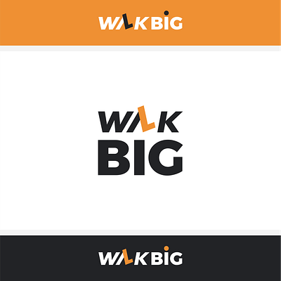 Walk Big Logo Design wordmark