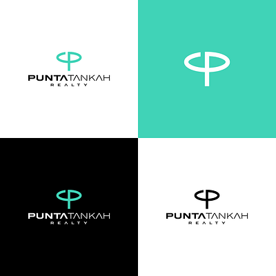 Punta Tankah Realty Logo Design home