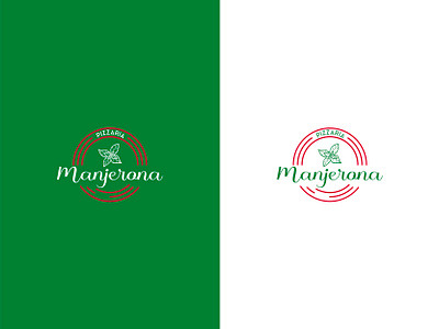 Logo Design: Manjerona Pizzaria branding graphic design logo