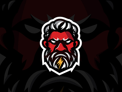 Zeus - Mascot for t-shirts apparel branding greekgod greekgods greekmythology mascot logo mythicallogo mythologyart powerfulmascot thundergod zeusart zeusartwork zeusbranding zeusdesign zeusgraphic zeusgraphicdesign zeusicon zeusinspiration zeuslogo zeusmascot zeussymbol