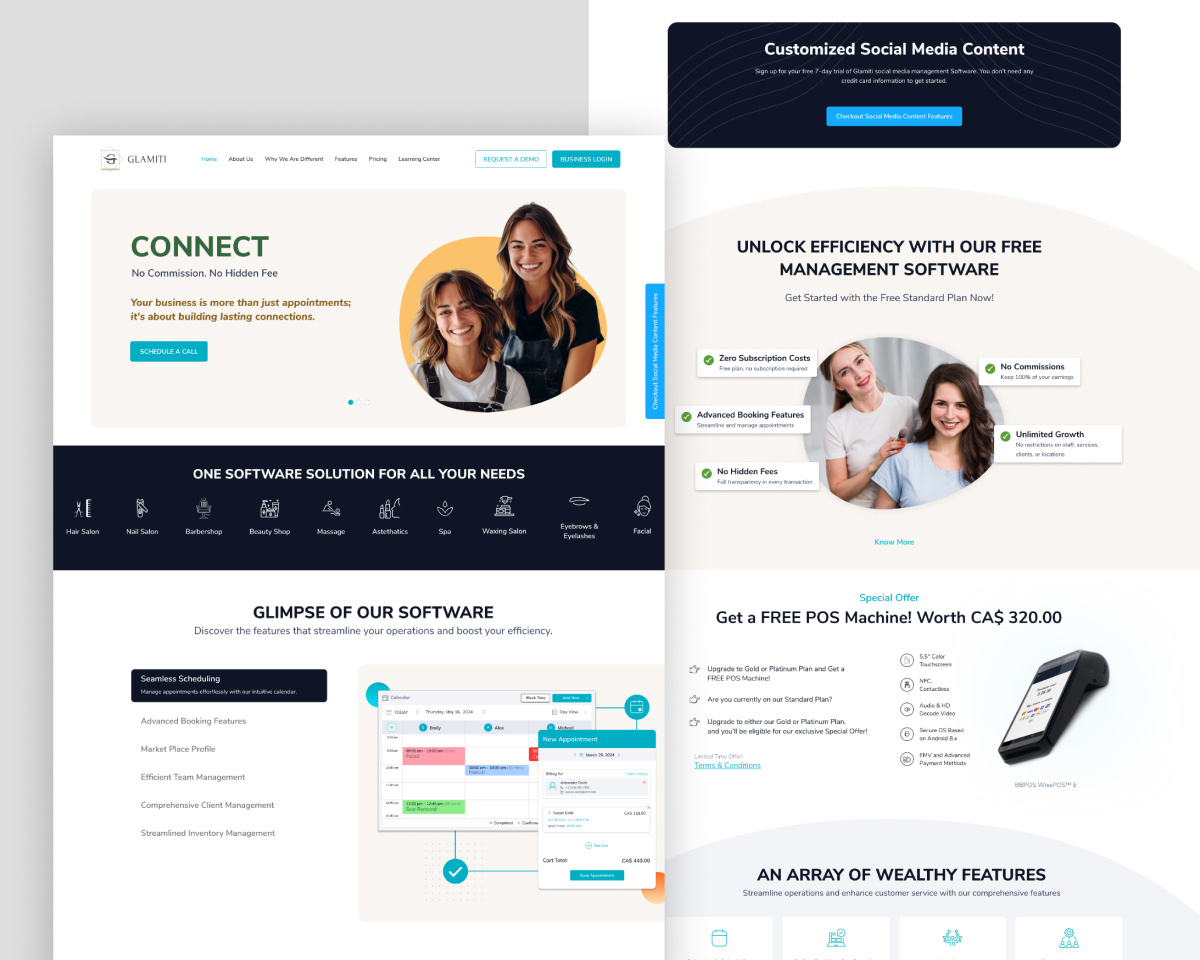 Example of Figma Landing Page UI/UX Design