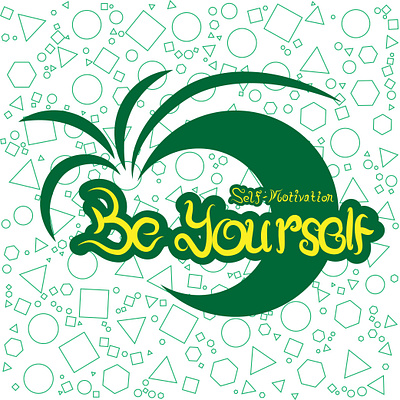 Be Yourself graphic design typography