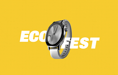 Eco Fest watches launch event: Poster design. graphic design ill illustration poster poster design